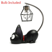 Load image into Gallery viewer, LED Night Lamp Creative Resin Cat Animal Night Lamp Ornaments Home Decoration Kitty Table Lamp