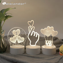 Load image into Gallery viewer, SOLOLANDOR 3D LED Lamp Creative 3D LED Night Lights Novelty Illusion Night Lamp