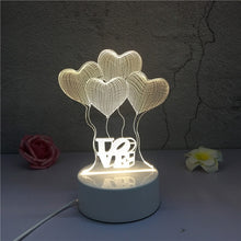 Load image into Gallery viewer, SOLOLANDOR 3D LED Lamp Creative 3D LED Night Lights Novelty Illusion Night Lamp